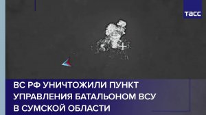 ВС РФ уничтожили пункт управления батальоном ВСУ в Сумской области