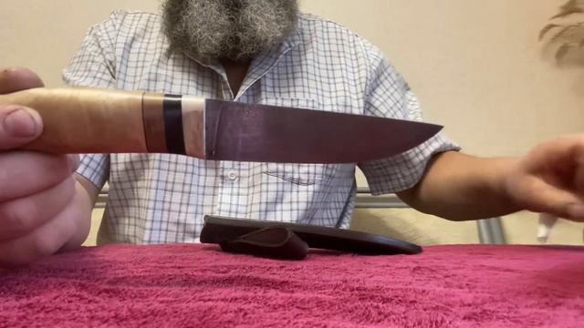 Нож из шара подшипника кранового механизма. Финал