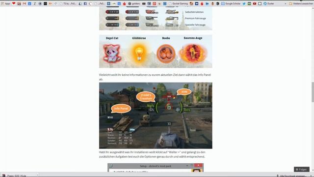 WOT  Diclovits Mod Pack erklärt