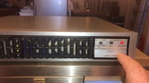 TRIO (KENWOOD) GE-7F - графический Hi-Fi эквалайзер, 1984 год, Япония