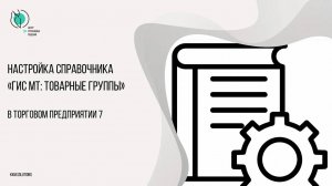 Настройка справочника "ГИС МТ: Товарные группы" в ТП7