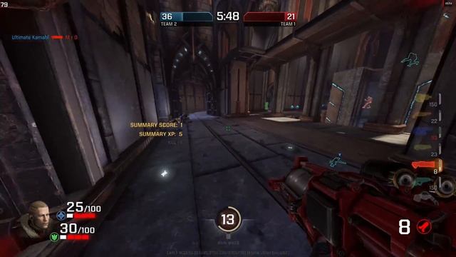 Quake Champions beta: TDM on blood covenant