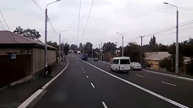 Поездка по новому участку троллейбусной линии 7-й Заречный - КРЭС, г. Кривой Рог смотреть онлайн