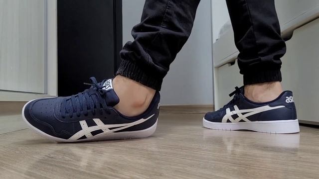 Review Tênis Asics Japan S Azul Marinho | Comprado Na Netshoes | Demonstração No Pé | On Feet смотреть онлайн
