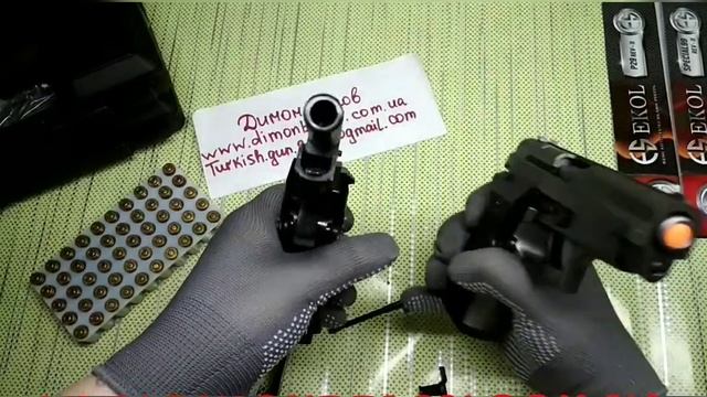 Стартовый пистолет Ekol Special 99 Rev II в тюнинге
