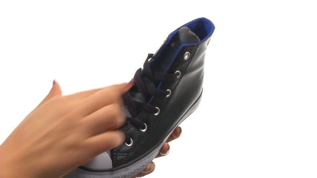 Converse Kids Chuck Taylor® All Star® Leather Mix Hi (Little Kid/Big Kid) SKU:8585237 смотреть онлайн