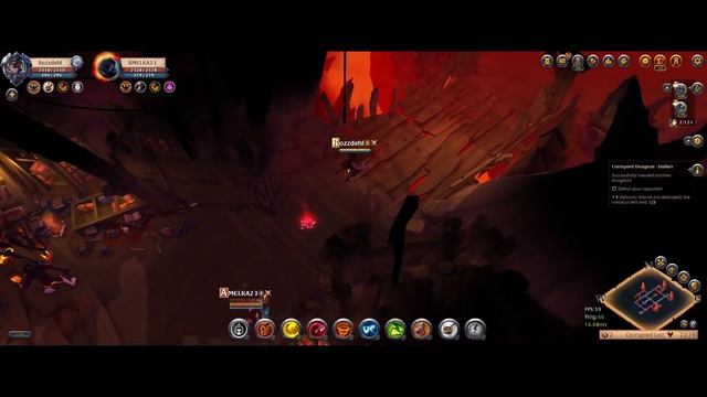 Learning to PvP with Battleaxe in Corrupted Dungeons: Stalker Edition | Albion Online смотреть онлайн