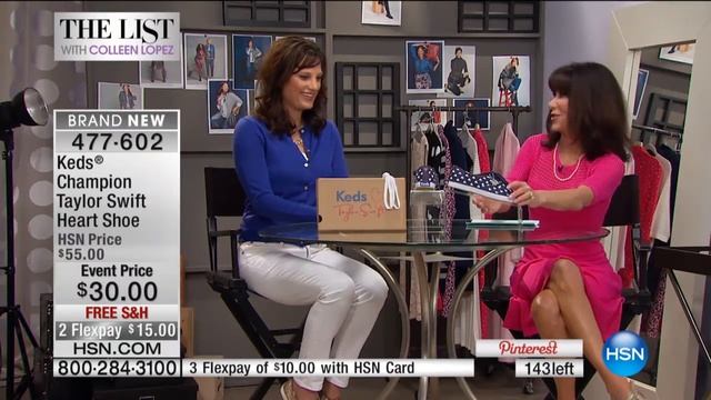 Keds Champion Taylor Swift Heart Shoe смотреть онлайн