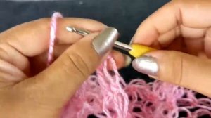 How to crochet Solomon's knot scraf/The love knot stitch.