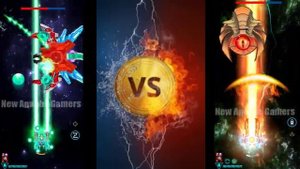 How alien shooter boss 44 vs boss 45 Galaxy Attack comparison mode @WorldBosses