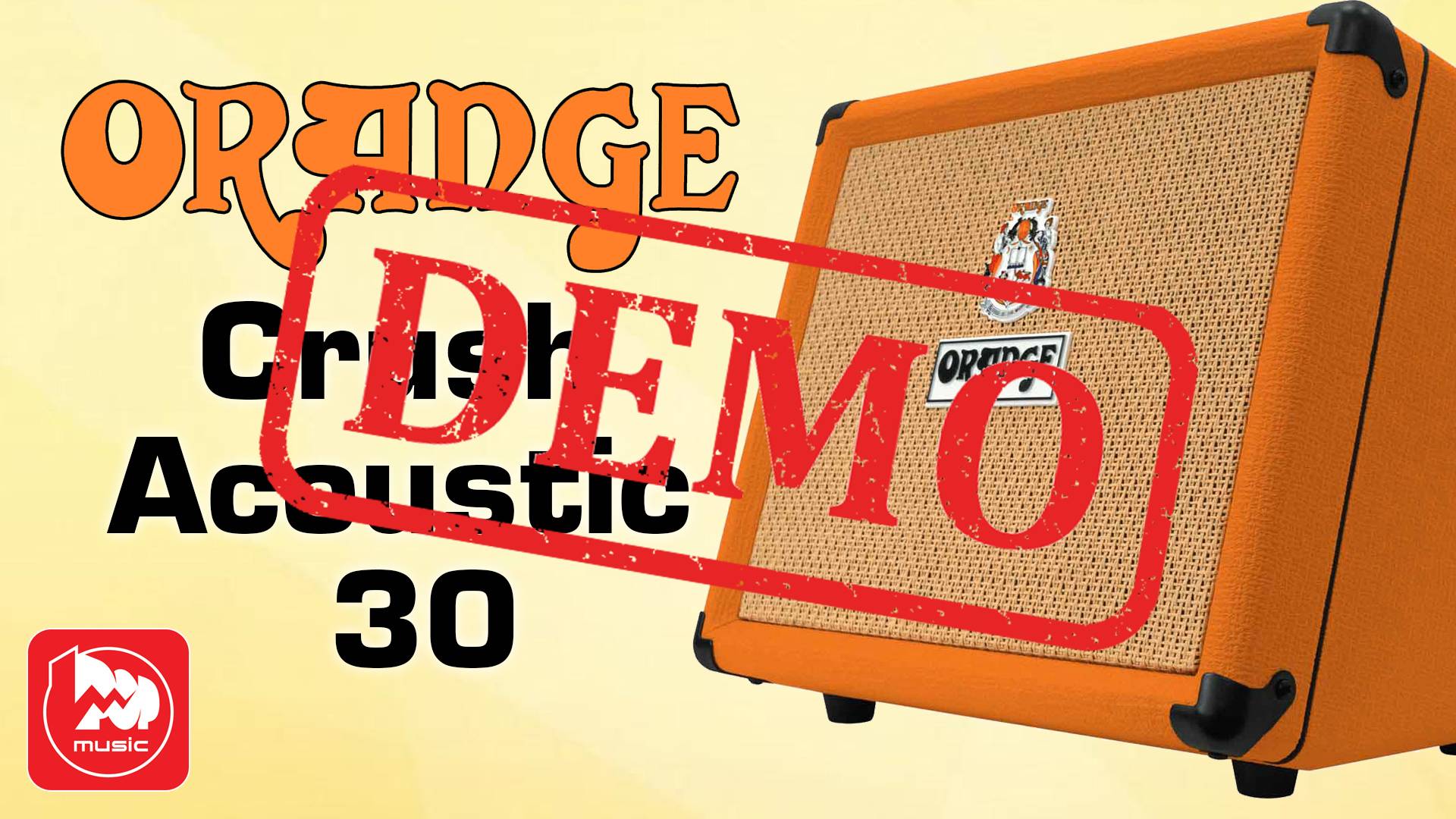 Комбо ORANGE Crush Acoustic 30 - демонстрация звучания