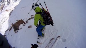 Бэккантри под пиком Молодежный