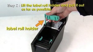 Принтер этикеток Godex DT2 DT4 Media Loading