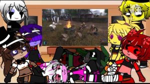 Реакция персонажей FapNAF на Stalker 1 от Бэбея 1/?