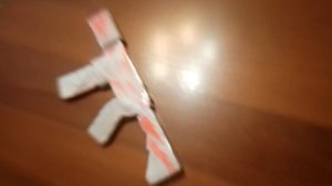 M4 Samurai из игры стандофф сделанная из картона.