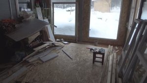 Завершила ставить окна на веранде. (2023г)