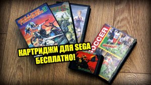 Олдскульный влог - Картриджи для Sega бесплатно