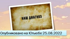 Наш диагноз (25.08.2022)