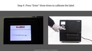 Принтер этикеток Godex ZX420i ZX430i калибровка