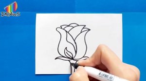 Как нарисовать розу/how to draw a rose