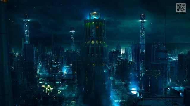 Cyber City - Dark Ambient Music Mix | Deep Sci Fi Soundscape смотреть онлайн