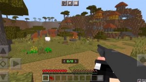 МОД НА ОРУЖИЕ В МАЙНКРАФТ PE [ОБЗОР МОДОВ]