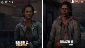The Last Of Us Remastered VS The Last Of Us Part 1-Characters Models Comparison (PS4 VS PS5)