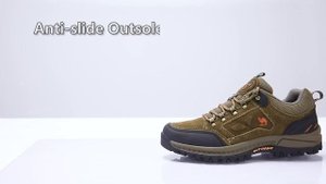 CAMEL CROWN Mens Hiking Shoes Breathable Non-Slip Sneakers