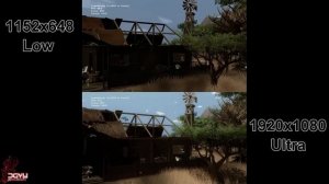 Low vs Ultra - Far Cry 2 DX9 vs DX10 - Graphical Comparison