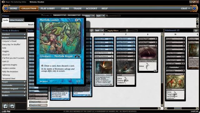 Casual MTG: Modern U/B Misthollow Griffin/Torrent Elemental - Deck Tech смотреть онлайн