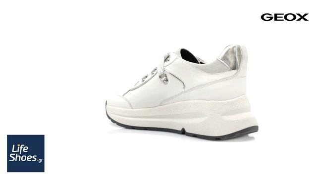 Geox D Backsie C Off White Nappa Suede Γυναικεία Ανατομικά Sneakers Λευκά (D16FLC 08522 C1002) смотреть онлайн