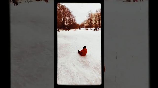 Катания с горки в январские праздники