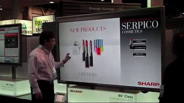 Sharp Aquos PN-L802B Interactive Whiteboard