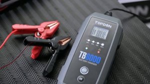 #TOPDON TB8000 battery charger unboxing video