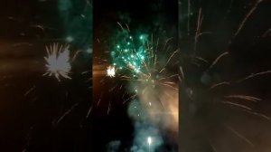 Новогодний салют в п. Ванино, Хабаровский край.