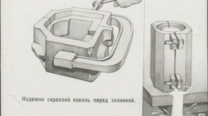 Диафильм Техника безопасности и производственная санитария при работе в литейных цехах. Часть 2