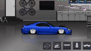 tunning up toyota supra mk4 in pixel car racer new update no hacks no GG