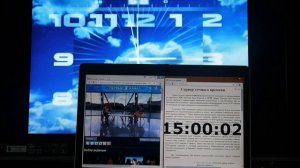 Неточное время российского "Первого канала" (провайдер НКС)