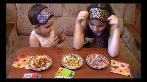 Karina and Artem TV:  Skittles Challenge!!! Скитлс Челлендж!!