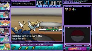 Let's Play - Pokemon Volt White Nuzlocke - Part 19: Battle for the Quake badge!