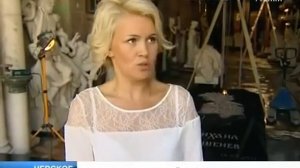 Ольга Горшенева о памятнике Михаилу Горшеневу интервью (100 TV) (2013)