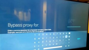 Proxy settings on SmartTV and Android TV