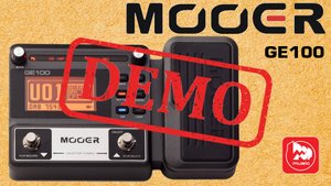 Гитарный процессор MOOER GE100 - демонстрация звучания