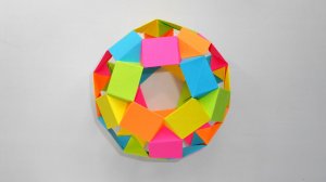 Оригами Футбольный мяч из бумаги ⚽