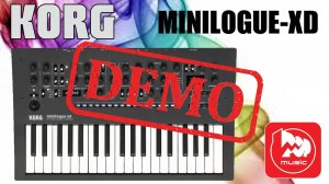 Синтезатор KORG MINILOGUE-XD - демонстрация звучания