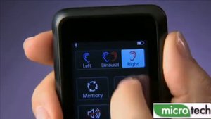 Обучающие ролики управление левым/правым слуховым аппаратом microtech с устройства SurfLink Mobile