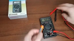 Обзор цифровой мультиметр DT-830B.