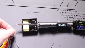 Нагрев паяльника Quecoo T85 от зарядного устройства Power Delivery на 65 Вт