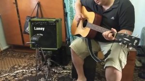 Электроакустическая гитара Cort AD810E и комбоусилитель Laney HC25B