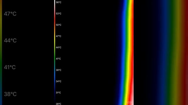 Видеобзор испытания тепловизором одеяла (рукава) для гибки поручней лестниц из ПВХ